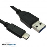 USB-C Lade- Datenkabel | USB Type C (USB-C) Stecker auf USB A (USB-A 2.0) OTB Action-Cam 